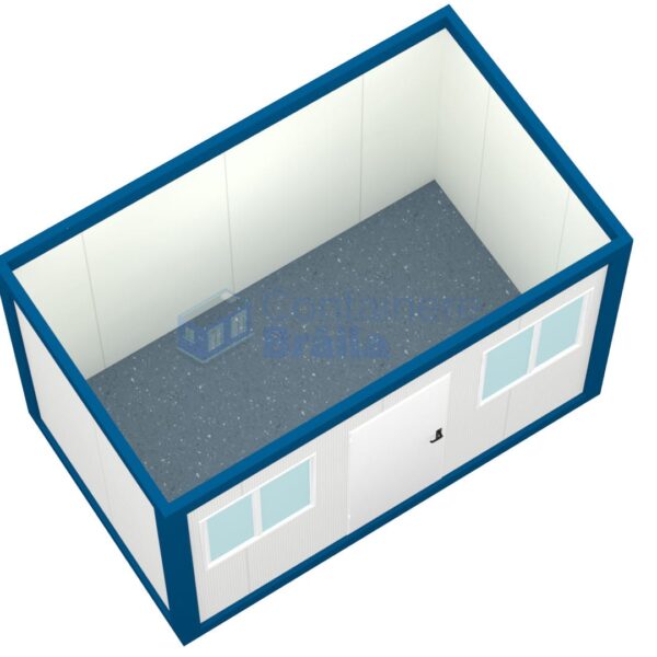 container birou braila 4metri 2geamuri albastru2