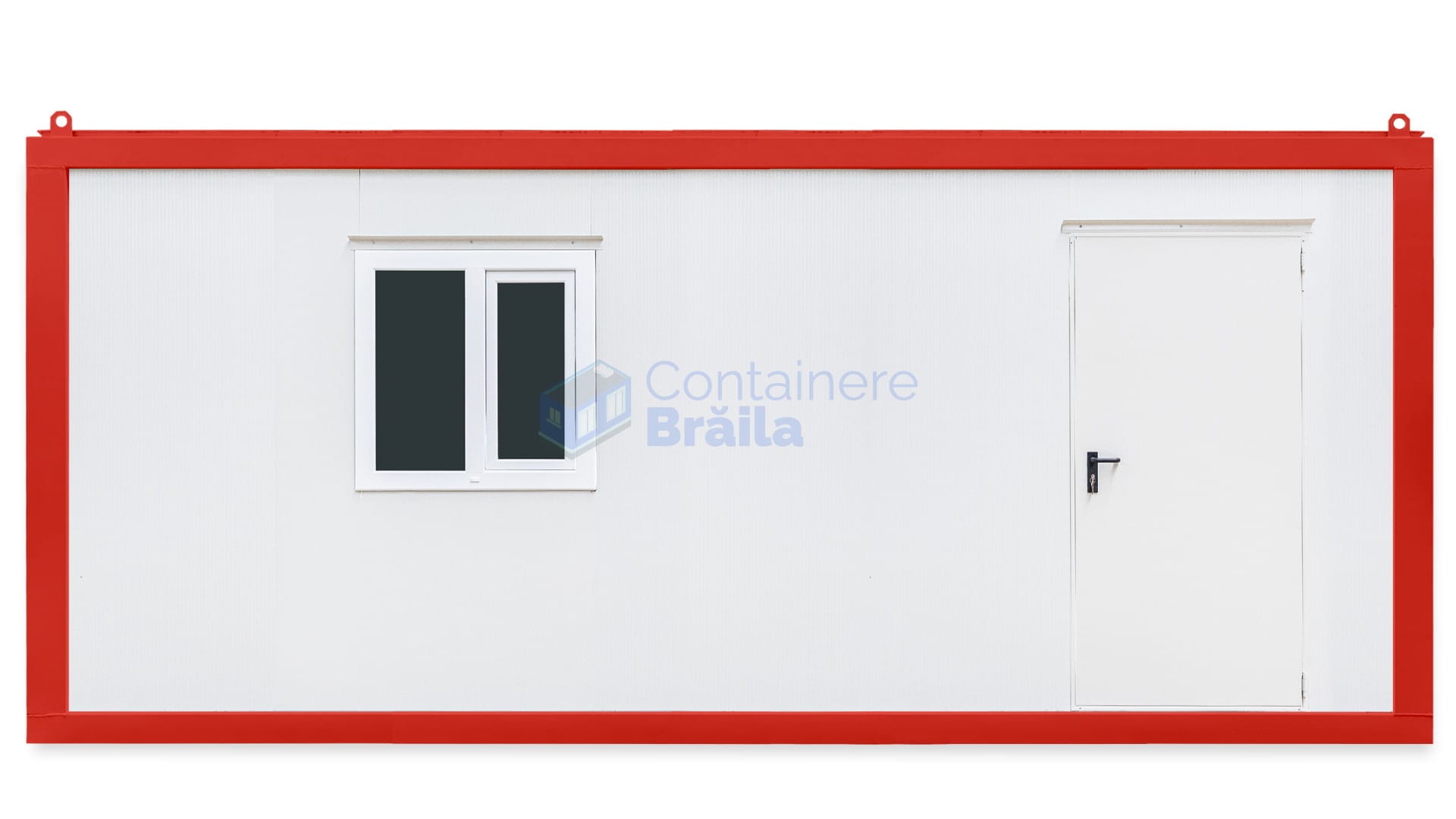 container birou braila 6metri 1geam rosu