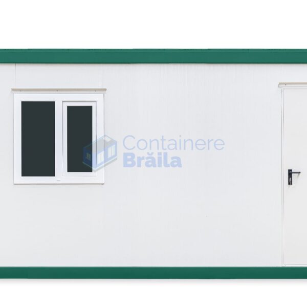 container birou braila 6metri 1geam verde