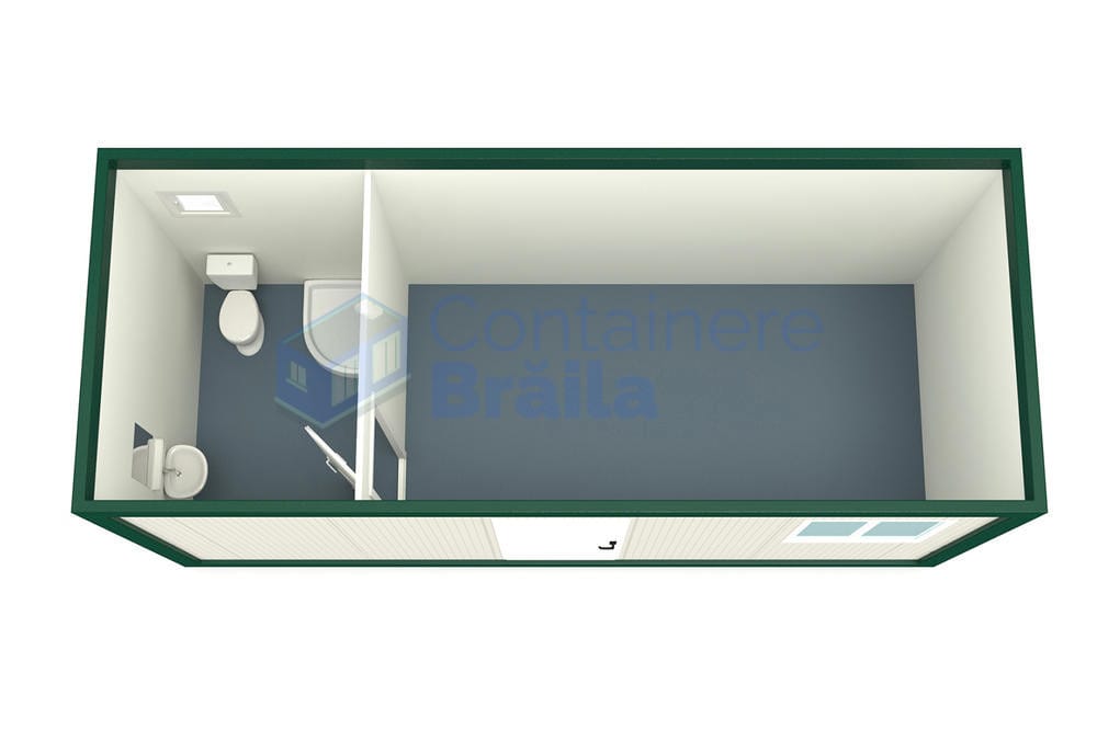 container casa braila 6metri verde3