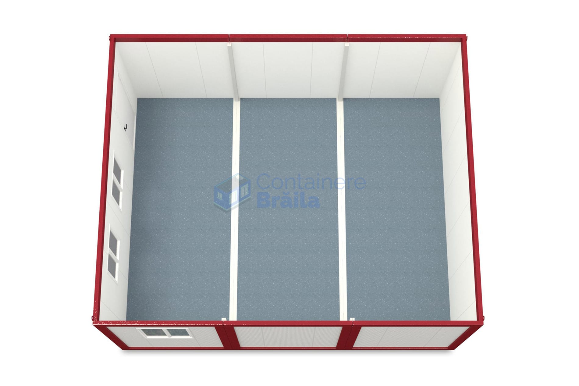 container modular braila 6x72m rosu2